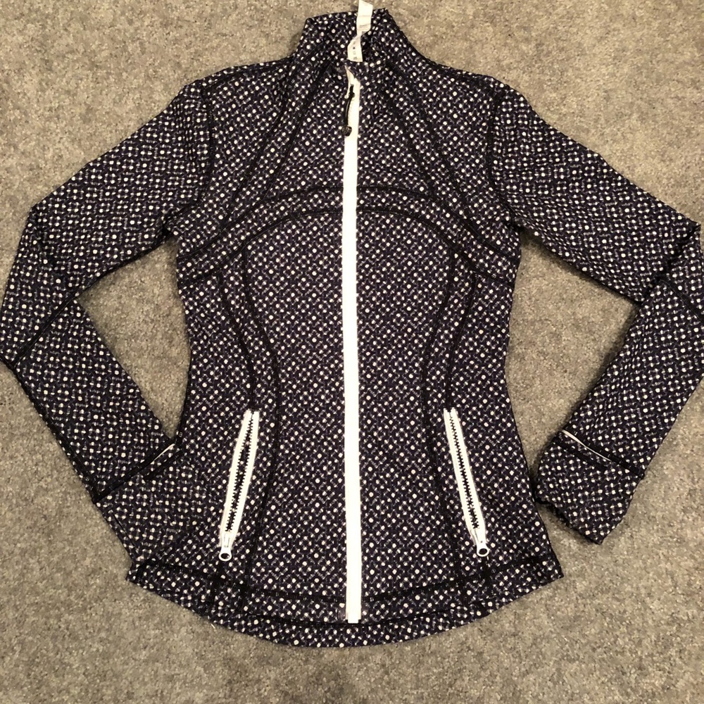 Lulu lemon black and white define jacket